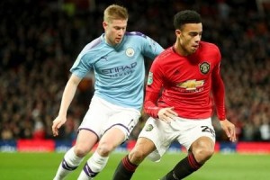  曼城德比大战三球完胜曼联  