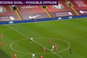  英超首次引入虚拟越位技术  